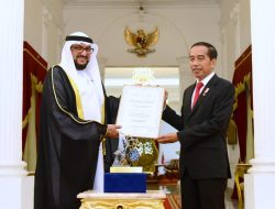 Presiden Jokowi Dianugerahi Perhargaan Perdamaian Internasional
