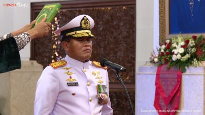Presiden Melantik Laksamana Madya Muhammad Ali Jadi KSAL
