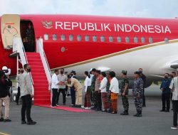 Tiba di Labuan Bajo, Presiden Jokowi disambut Gubernur NTT