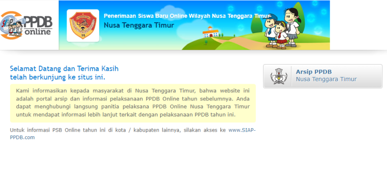 PPDB NTT 2024