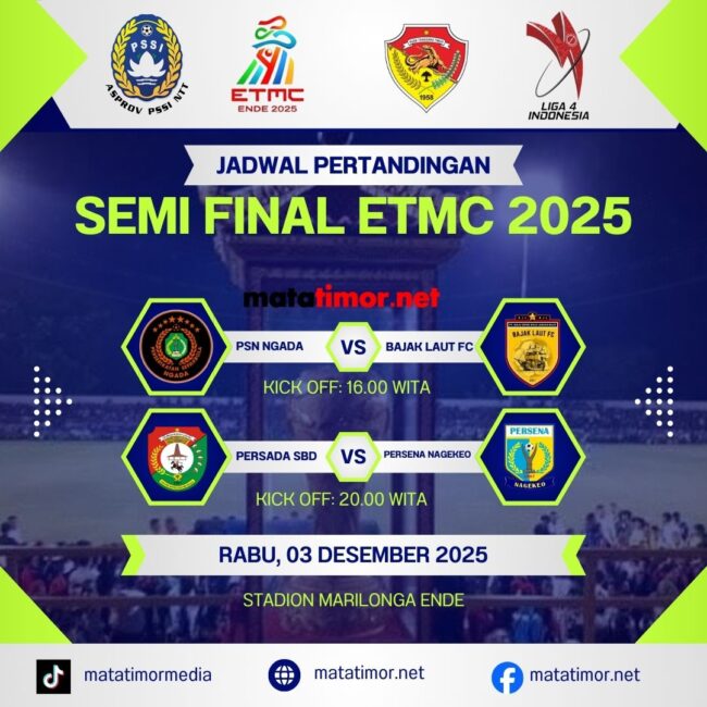 Jadwal Semi Final ETM (grafik oleh matatimor.net)