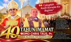 40 Tahun Imamat Romo Chris Taus, Uskup Agung Kupang: Imamat Adalah Rahmat dan Kesetiaan