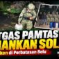 Satgas Pamtas Pos Nunura Gagalkan dugaan Penyelundupan BBM di Belu