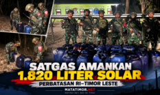 Satgas Yonarhanud 14/PWY Amankan 1.820 Liter Solar di Belu