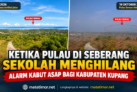 Pulau di Seberang tertutup Kabut Asap