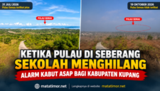 Pulau di Seberang tertutup Kabut Asap
